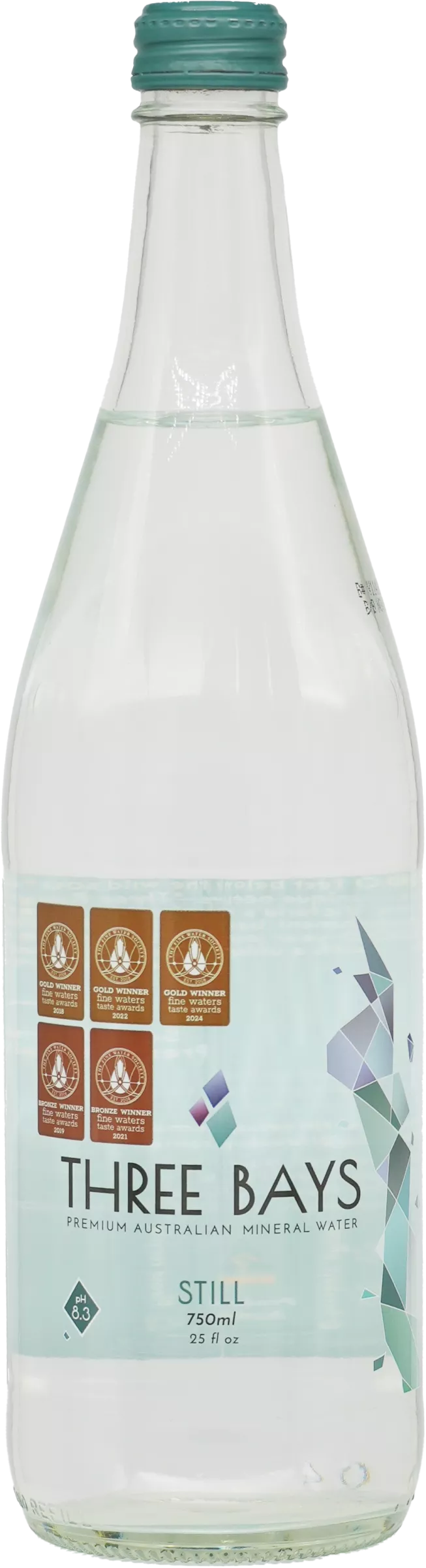 Three Bays bottle – front view