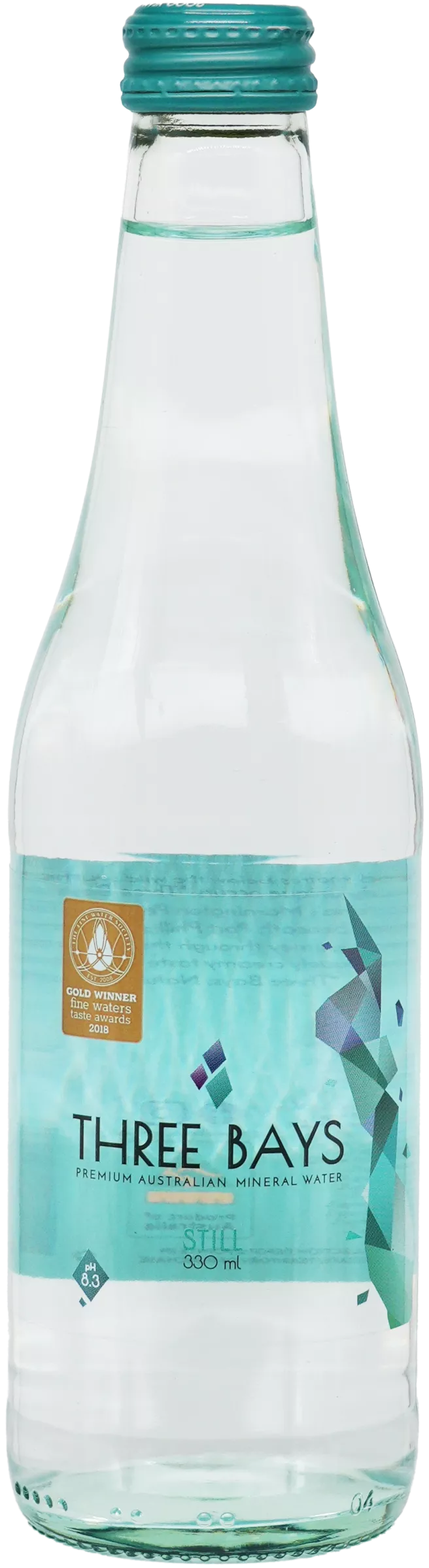 Three Bays bottle – front view